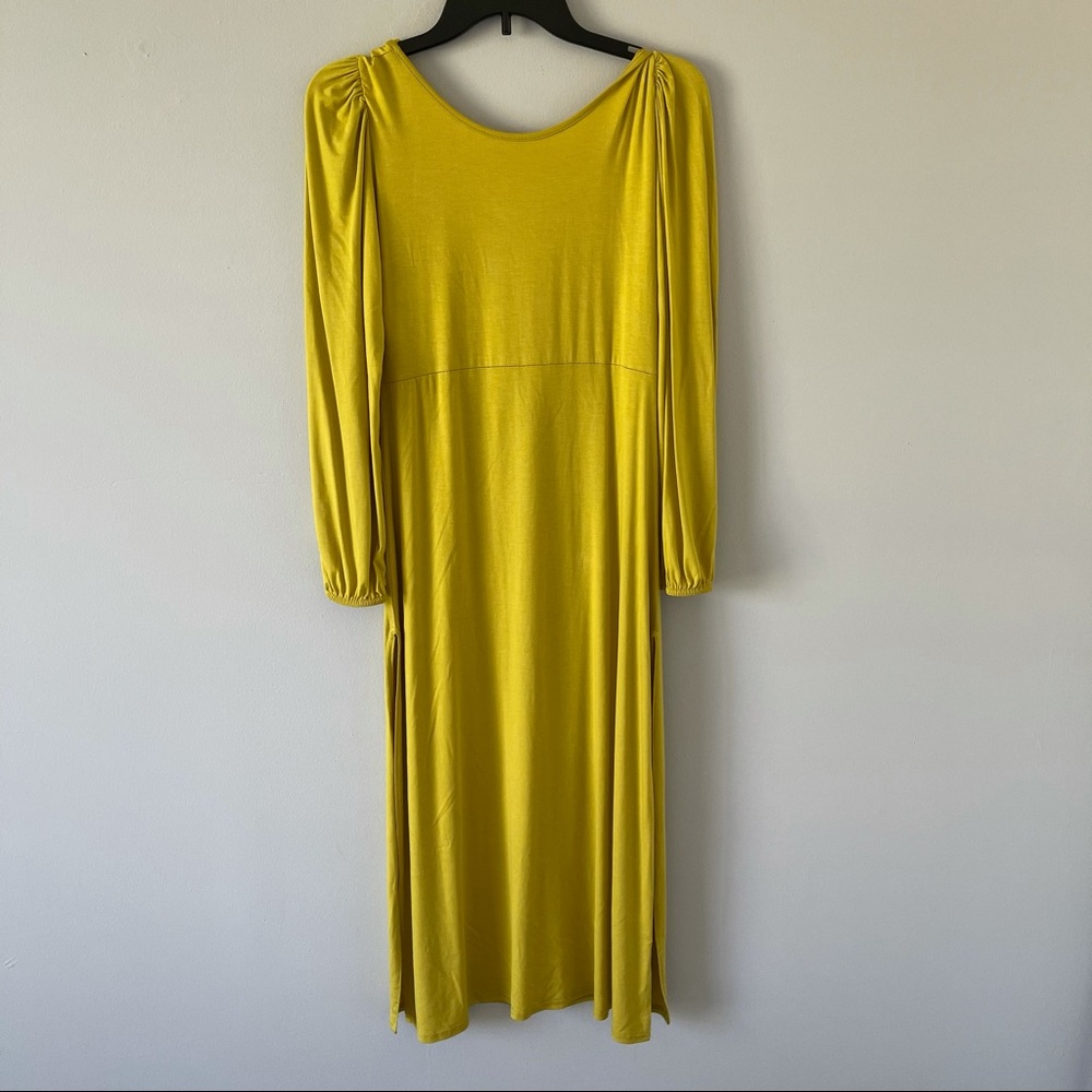 Nasty Gal open back long sleeve side slit tunic
